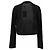 Gucci-Cardigan aus schwarzem beschichtetem Kaschmir - Ansicht 3