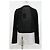 Gucci-Cardigan aus schwarzem beschichtetem Kaschmir - Ansicht 8