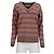 Gestreifter Pullover von Diane Von Furstenberg aus mehrfarbiger Viskose Mehrfarben - Ansicht 6