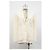 Blazer a un bottone Michael Kors in lino bianco Crudo - vista 6
