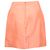 Falda Mini Balenciaga en Acetato Naranja Coral - vista 3