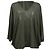 Top V-neck Emilio Pucci en viscosa verde Verde oliva