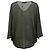 Top V-neck Emilio Pucci en viscosa verde Verde oliva - vista 3