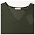 Top V-neck Emilio Pucci en viscosa verde Verde oliva - vista 5
