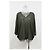 Top V-neck Emilio Pucci en viscosa verde Verde oliva - vista 6