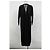 Salvatore Ferragamo Ferragamo V-Ausschnitt langer Cardigan aus schwarzer Schurwolle - Ansicht 6