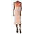 Autre Marque Rosa midi-tonal Kleid - Größe UK 4 Pink