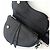 Nuova Mini Saddle Bag Dior in pelle di vitello grana nera Nero - vista 9