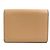 Fendi Dreifach-Brieftasche aus beigem Leder - Ansicht 2