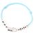 Bracciale in perle Silver Lockit di Louis Vuitton Blu