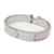 Hermès Bracelet en émail et métal Hermes Clic Clac H Argenté Rose  - vue 3