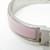 Hermès Bracelet en émail et métal Hermes Clic Clac H Argenté Rose  - vue 8