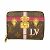 Colección Trunk de Verano Monogram Louis Vuitton Zippy Purse Castaño Rosa