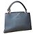 Louis Vuitton Capucines MM Borsa in pelle blu navy