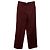 Céline Vintage Cashmere gerade Beinhose in Größe 40 Bordeaux