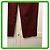 Céline Vintage Cashmere gerade Beinhose in Größe 40 Bordeaux - Ansicht 4