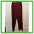 Céline Vintage Cashmere gerade Beinhose in Größe 40 Bordeaux - Ansicht 5