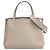 Borsa a spalla Valextra in greige Grigio