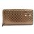 Gucci Bronze Leder Langbörse