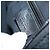 Borsa a Spalla in Tela GG Gucci Nylon Nera Argento 105669 Auth ep8385 Nero - vista 20