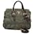 PRADA Borsa a Mano Nylon 2 vie Kaki Oro Auth BD1244 D'oro Cachi