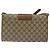 Borsa a spalla GUCCI GG Supreme PVC Beige Oro Auth BD1873 D'oro - vista 2