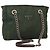 PRADA Borsa a Spalla con Catena in Nylon Verde Auth BD1448