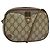 GUCCI GG Supreme Web Sherry Line Borsa PVC Beige Oro 156 02 066 Auth ki5606 D'oro