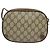 GUCCI GG Supreme Web Sherry Line Borsa PVC Beige Oro 156 02 066 Auth ki5606 D'oro - vista 2