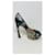 Saint Laurent Python Pumps Blau  - Ansicht 3