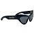 Gucci Sonnenbrille Katzenform Schwarz Acetat