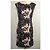Vestido de encaje negro y nude de Vera Wang Rosa Carne - vista 2