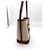 Borsa Céline in pelle e cotone beige - vista 5