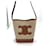 Borsa Céline in pelle e cotone beige - vista 6