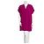 Diane Von Furstenberg DvF übergroßes quadratisches Tunika-Kleid in Orchidee Pink Lila Fuschia