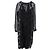 Alberta Ferretti Spitzen-Midi-Kleid aus schwarzer Seide - Ansicht 2