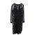 Alberta Ferretti Spitzen-Midi-Kleid aus schwarzer Seide - Ansicht 5