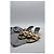 Sandali BALENCIAGA T.EU 38 Pelle D'oro - vista 8