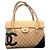 Borsa a tracolla Chanel Cambon CC – Beige e Nero
