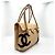 Borsa a tracolla Chanel Cambon CC – Beige e Nero - vista 3