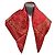 Foulard in seta Bulgari 90 Rosso e Oro Multicolore