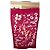 Toalla de baño Chanel Coco Beach rosa de algodón con camelia