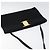 Borsa a spalla Salvatore Ferragamo in suede nero e oro Auth nb434 D'oro - vista 6
