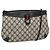 Borsa a Spalla GUCCI GG Supreme PVC Blu Navy Oro 39 02 026 Auth ep8170 D'oro