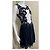 Diane Von Furstenberg Abito in pizzo e seta DvF in bianco e nero - vista 2