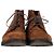 Botas Kensington com cadarço Tom Ford em camurça marrom - vista 2