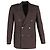 Tom Ford Double-Breasted Jacket In Brown Wool