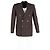 Tom Ford Double-Breasted Jacket In Brown Wool - view 4