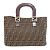 Fendi Zucca-Muster Handtasche Braun