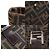 Fendi Zucca-Muster Handtasche Braun - Ansicht 8